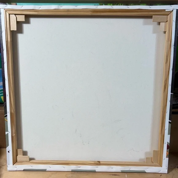 26”x 26” Colorful Street Art Canvas
